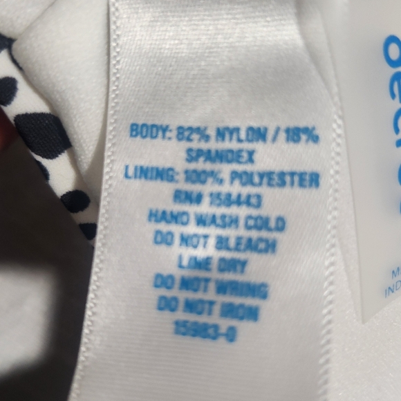 DECREE SIZE L. Women's Black and White One-Piece Swimsuit. - Picture 5 of 11